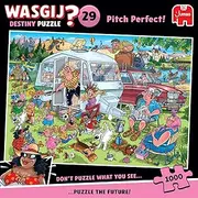 [Wasgij] Destiny 29, Pitch Perfect - Unique 1000 Piece Jigsaw Puzzle for Adults - Colourful, Puzzling, Challenging & Brainteasing Adult Jigsaws - 100% Recycled Cardboard 1000Pc Puzzles - Jumbo