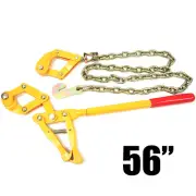56" Chain Strainer Cattle Barn Farm Fence Stretcher Tensioner Repair Barbed Wire