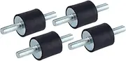 M6 Rubber Mounts, Rubber Mount Shock Damper, Anti Vibration Shocks Struts Damper, Multifunctional Isolator Mount for Air Compressor Pump