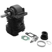 Complete Engine Motor Cylinder Crankshaft Pan Assembly for MS180 MS170 018 MS 180 170 Chainsaw Part black