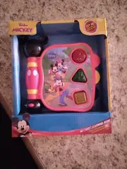 Mickey Mouse My First Learning Book Ages 1-2 Years English/Spanish Battery Op