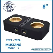 8" Dual Sealed Sub Box Fits 2021 - 2024 Ford Mustang Mach-E Subwoofer Box