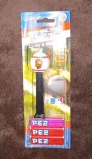 San Francisco Giants Pez Candy & Dispenser New Sealed