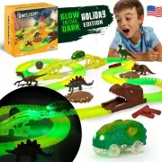 Dinosaur Race Track Glow in the Dark Toy For Boys, Christmas Xmas Gift For Kids