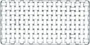 Nachtmann Bossa Nova Collection, Crystal Rectangular Plate, 11-Inch, Serving Tray, Plate for Food, Charcuterie, Appetizer, Snack, and Dessert Platters, Dishwasher Safe