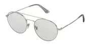 Police SPL728 HIGHWAY 8 579F Men's Sunglasses Silver Size 54