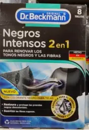 DR. BECKMANN INTENSE BLACK DYE TOWELS / INTENSOS NEGROS RENOVAR COLOR -FREE SHIP