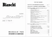 Reproduction Use and Maintenance Manual bianchi Mendola 125 Tourism (MA52)