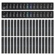 36 Pieces Digital Temperature Sticker Adhesive Strip Fermenter Adhesive4057