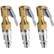 Manual Lock-on Air Chuck Tire Inflator Nozzle Valve suitable for inflating items