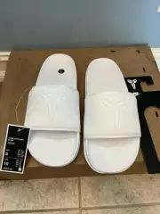 Men Size 9 Nike Kobe Offcourt Slides IF2870-100 White/White IN HAND Bryant 8 24