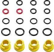 Raheem O Ring Nozzle Set for Karcher Pressure Washer Accessories Fit for Karcher K5 K2 K3 K4 K5 K6 K7 for Hose Nozzle Spare O-Ring Seal 2.640-729.0 Rubber