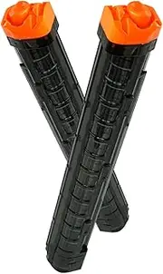 EKIND 2-Pack 12-Round Balls Magazine Clips for Nerf Rival Blaster, Compatible with Apollo XV-700, Zeus XV-1200, Atlas Gun（Black）
