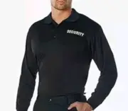 NWT Rothco Moisture Wicking Long Sleeve Security Polo Shirt Sz 2XL