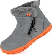 [KVbabby] Barefoot shoes, lined children's winter boots, boys and girls, waterproof winter shoes, snow boots, warm boots, ankle boots