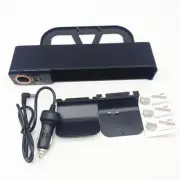Rechargeable Car Seat Gap Organizer USB Phone Charger Cigarette Lighter Socket
