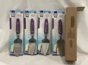 Baked With Love Cake/Pie Server 10" Purple Lot of 4 Brand New