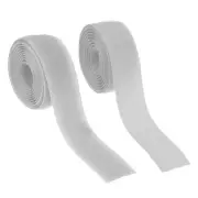 Sew on Hook and Loop Tape, 3/4 Inch Nylon Fastener Strips 1 Yards (Light Grey)