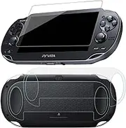 SNNC PlayStation Vita 1000 Screen Protector Anti-Scratch Tempered Glass Film Shield Games Console Joy Con Accessories Case For PSV1000
