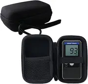 WERJIA Hard Carrying Case Compatible with Pocket Radar Smart Coach, Ball Coach, App, Mesh Pocket for Cable and Wrist Strap
