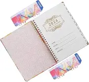 FUNOMOCYA Efficient Teacher Planner Notebook Weekly Schedule Organizer Simple Practical Lesson Plan Book for Work Study and Appointments