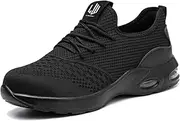 [LIWEGHT] Steel Toe Shoes for Women Lightweight Safety Shoes Women Comfortable Composite Steel Toe Sneakers Indestructible Shoes