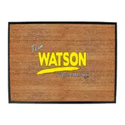Watson V1 Lifetime Member - Funny Novelty Doormat Man Cave Floor mat