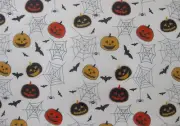 EDIBLE PATTERNED RICE WAFER PAPER HALLOWEEN CAKE WRAPPER FRILL DECORATION