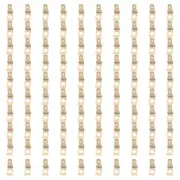 100Pieces Male To Male Spades Connectors Brass Quick Disconnects Terminals