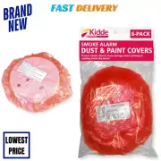 6-Pack Smoke Detector Dust and Paint Cover 0.35 Lbs. NEW