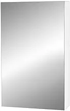 Cefito Bathroom Mirror Cabinet, 450 x 150 x 720mm Vanity Wall Shaving Cabinets Storage Unit Shower Display Shelf Organiser Laundry Over Toilet Storages, with Single Door High Gloss White
