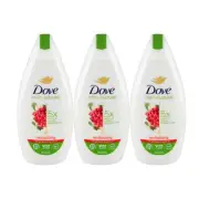 Dove Revitalizing Goji Berries & Camelia Oil Shower Gel, 225ml (Pack of 3)