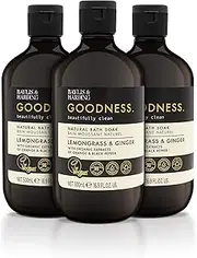Baylis & Harding Goodness Lemongrass & Ginger Bath Soak, 500 ml, (Pack of 3) - Vegan Friendly