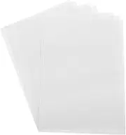 PLAFOPE Self Adhesive Water Soluble Embroidery Paper Non Woven Fabric Backing for DIY Projects