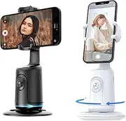 Newest Mini AI 360-degree Video Head Face Smart Recognition Tracking Gesture Operated Vlog Live Streaming Mobile Phone Holders