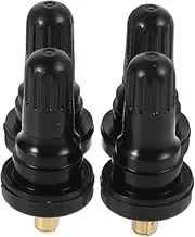 Motorcycle Tire Valve Stems 4pcs Replacement Kit Leakproof Fit Aluminum Construction Easy Installation