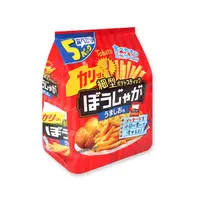 在飛比找PChome24h購物優惠-日本 Tohato 東鳩棒棒薯條 薄鹽口味 5小袋/入 4入