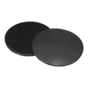 2 Packs Dual Sided Core Sliders Exercise Sliders for Working Out, Black