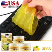 3 x Car Interior Detailing Cleaning Gel Kit Air Vent Dust Putty Cleaner Products