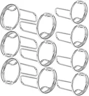LOLIPPYY 10Pcs Adjustable Fingernail Rings for Acrylic Nails Reusable Detachable Ring for All Finger Comfortable and Secure Fit for Nail Art and Design