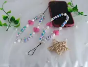 Heart Beads Pearl Phone Charm Strap Phone Lanyard Phone Accessory Phone Strap US