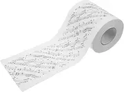 Baluue Christmassy Music Note Toilet Paper Rolls Soft Paper Bathroom Tissue Elegant Decorative Rolls