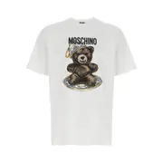 [Moschino] Moschino Teddy Bear-print Crewneck T-shirt XXL WHITE