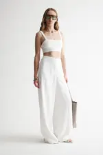 Palermo Knit Bralette White Size 12 | Elka Collective