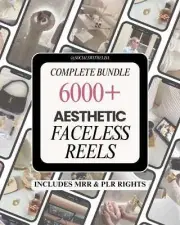 6000+ Aesthetic Faceless Reels Bundle | PLR & MRR Video Pack Digital Marketing