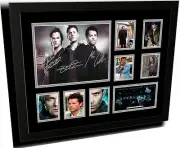 SUPERNATURAL JENSEN ACKLES & PADELECKI SIGNED LIMITED EDITION FRAMED MEMORABILIA