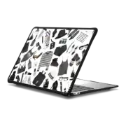 MacBook Air 13-inch (M1 / Intel) Impact Case Black and white