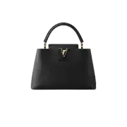 Louis Vuitton Capucines MM Taurillon Black