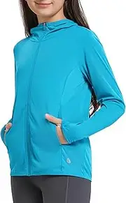 [baleaf] Girls' UFP 50+ UV Shirt Rash Guard Swimming Children's T-Shirt Swimming Shirt Surf Shirt Quick-Drying