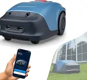Robot Lawn Mower, Robot Grass Cutter with Mowing Path Planning, Anti Theft Protection, Smart Robot Lawn Mower with Charging Station, Automatic Return to Charge, APP Control, for Gardens
